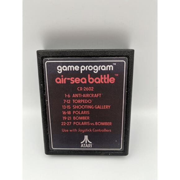 ATARI 2600 Combat 5 Games in 1 Tank Jet Pong Vintage Video Game Cartridge - Picture 1 of 6